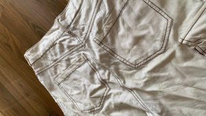White Cargo Pants
