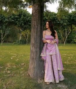 Elegant Lavender Kurta Set