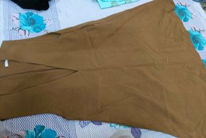 Korean Brown one piece Dress