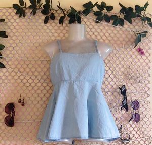 Size S/M  🎁Buy 2 Get 1 Free 🎁Light Blue Top
