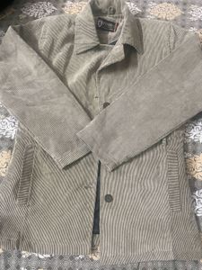 Vintage Striped Corduroy Women’s Coat