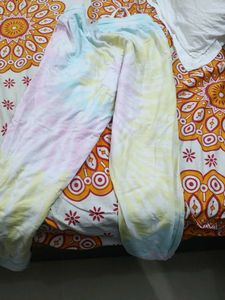 Tie-Dye sweat tie &amp; Sweatpants Set