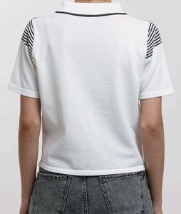 Korean Rhinestone Crop Top