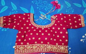 Rose Colour Designer Bridal Lehenga For Wedding