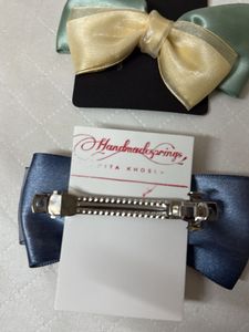 Handmade Cute Bow Hair Clips (Set of 2)