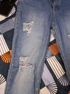 Ripped Denim Jeans