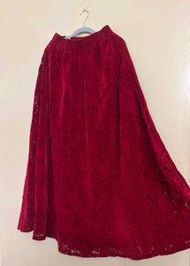 Party Wear Velvet Skirt