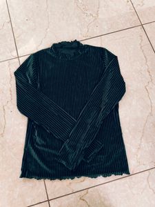 Shein Green Fitted Top
