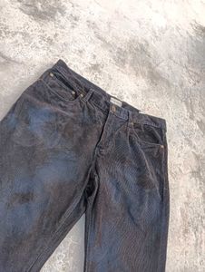 Corduroy Pants Black