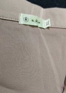 Silk Lace Trim Top XL