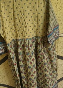 Juniper Lime Greenn Anarkali Kurta