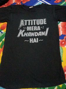 Black Printed T-Shirt