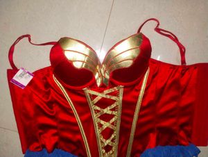 Red Burlesque Corset