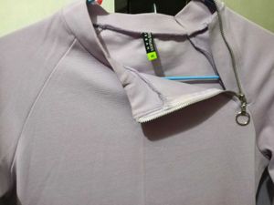 Lilac Long Sleeve Mini Dress