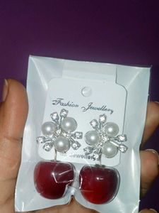 Cherry Drop Earrings