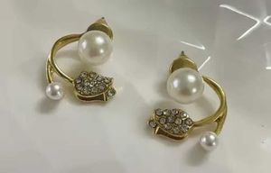 Butterfly &amp; Pearl Earring Set