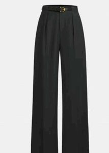 Elegant grey Wide Leg Pants