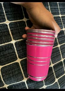 Pink Steel Glasses