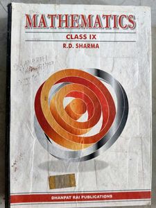 RD Sharma Class IX Mathematics