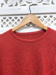Oversized Knit Top A