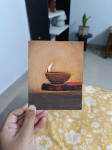Lights Theme Hand painted Postcards
