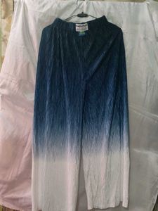 Ombre Pleated Wide Leg Pants