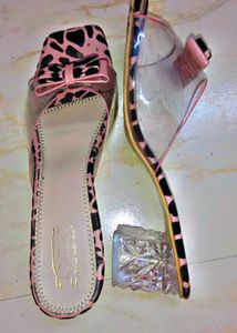 TRANSPARENT CRYSTAL HEELS 👠