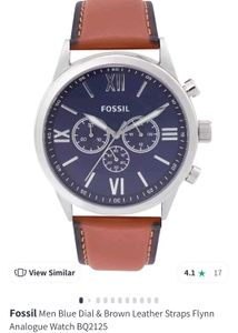 Fossil Men Blue Dial Flynn Analogue Chronograph Wa