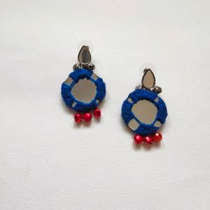 Mirror Embroidery Earrings-17