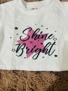 Cute &#39;Shine Bright&#39;bby girl Top