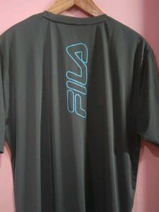 FILA Gray Graphic Tee - Size M
