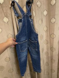 Unisex Blue Denim Dungaree