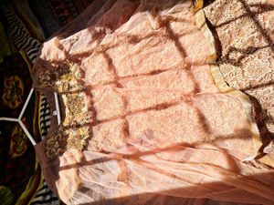Elegant Brown Lace Dress