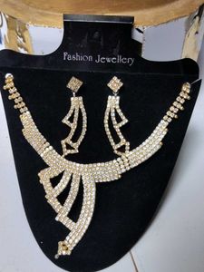Sparkling Rhinestone Jewelry Set