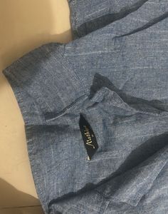 Blue Puff Sleeve Top