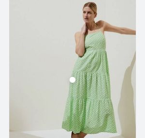 Marks & spencer cotton Green Beach dress