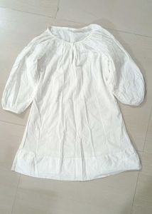White Cotton Dress
