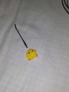 Cute Duck Beaded Phone Charm