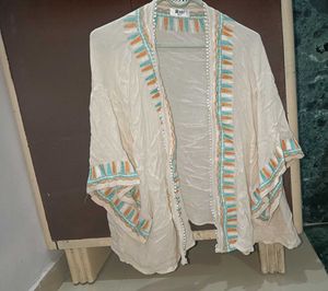 *ON SALE* Cream Coloured Ethnic Shrug