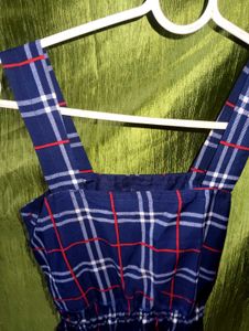 Plaid Jumper Dress