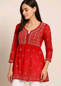 Trending New Style Chikankari Dress ♥️