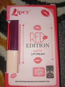 Lipcy Red Matte Lipcream