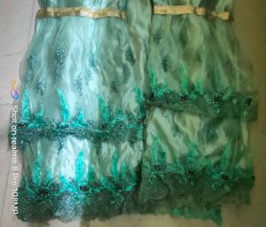 Elegant Mint Green Embellished Kurta Top