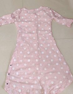 Stylish baby Pink Hakoba Top