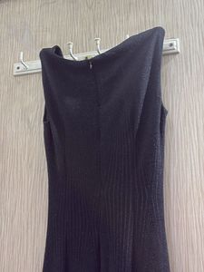 Black Shining Western Gown