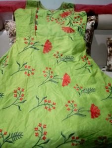 Beautiful Embroidered Pure Cotton Outfit
