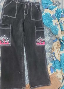 Black Flame Jeans