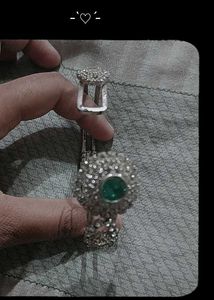 Emerald Stone Bangle