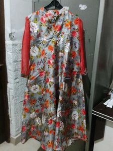 Floral Print Kurta