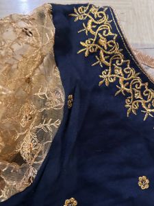 Navy Blue Kurta With Pants